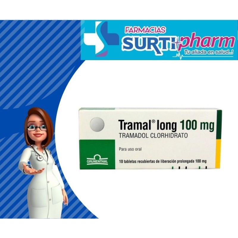 TRAMAL LONG TAB-RECx100MGx10