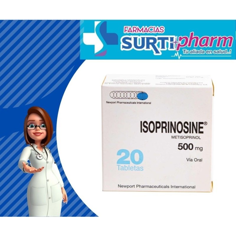 ISOPRINOSINE TABx500MGx20