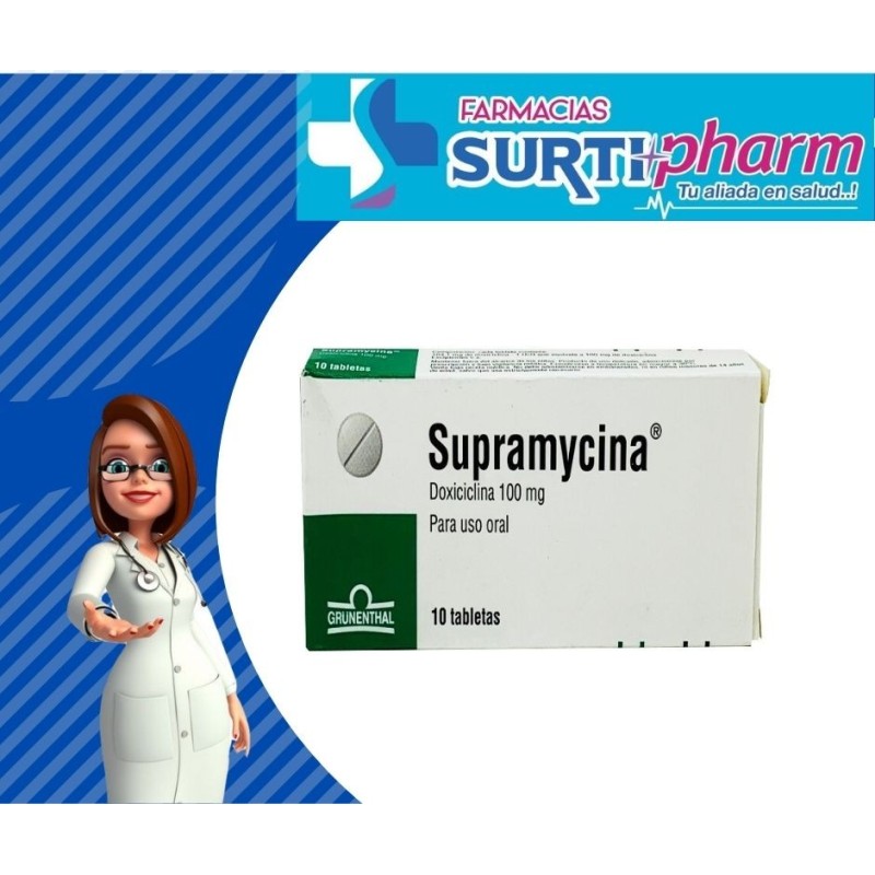 SUPRAMYCINA TABx100MGx10