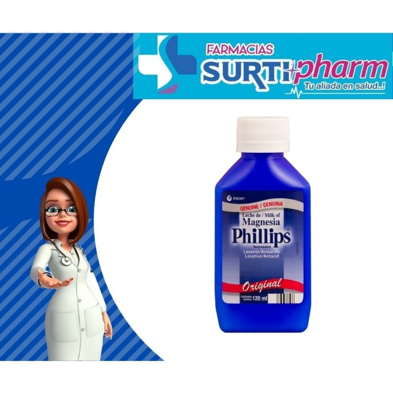 LECHE MAGNESIA PHILLIPS FCOx120ML