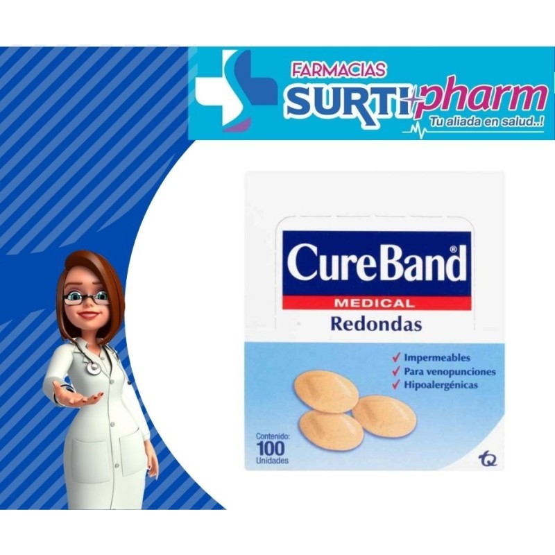 CURITA CUREBAND PREM REDONx100