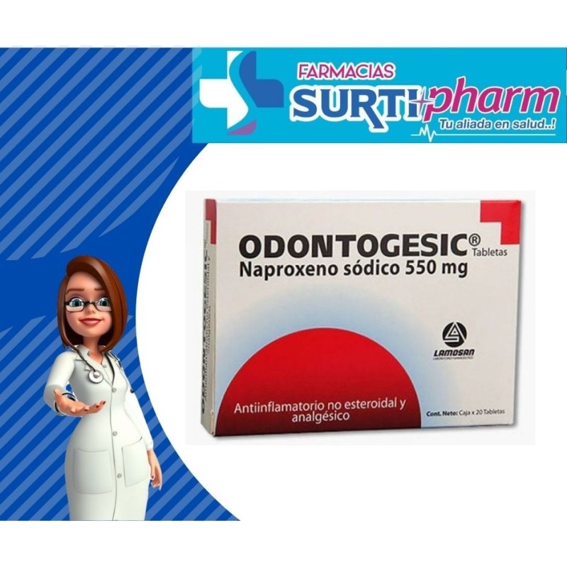 'ODONTOGESIC TAB-RECx550MGx20'